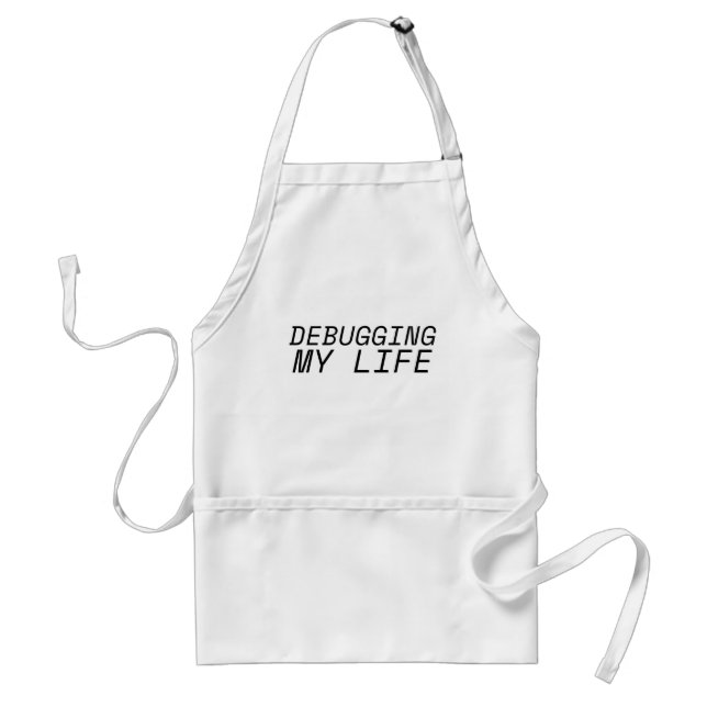 Minimalistische Industrietypografie Schürze (Vorne)