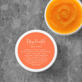 Minimalistische Inhaltsstoffe für benutzerdefinier Runder Aufkleber