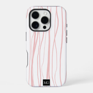 Minimalistische Initialen-Handyhülle Benutzerdef iPhone 16 Pro Hülle