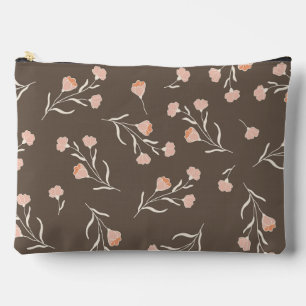 Minimalistische japanische Blume Brown Mother Zubehörtasche