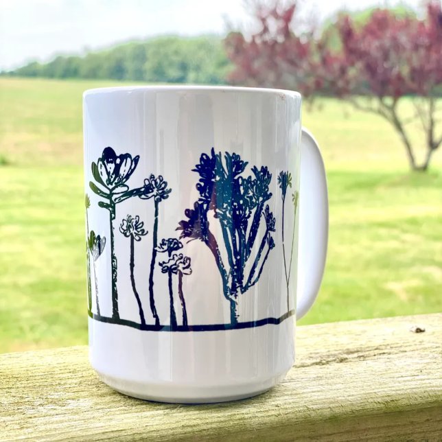 Minimalistische Kaktus-Kaffeetasse Kaffeetasse (Von Creator hochgeladen)