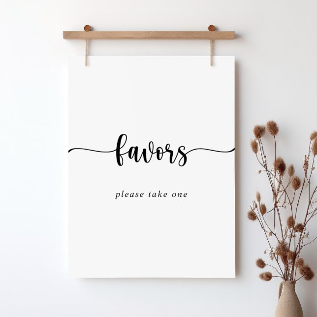 Minimalistische Kalligrafie-Favoriten-Zeichen Poster (Von Creator hochgeladen)