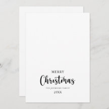 Minimalistische Kalligrafie Frohe Weihnachten