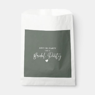 Minimalistische Kalligrafie-Junggesellinnen-Abschi Geschenktütchen