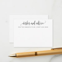 Minimalistische Kalligrafie Neue Eltern wünschen &