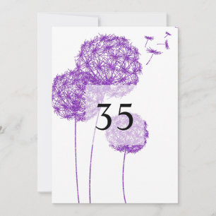 Minimalistische Kalligrafie-Text-Geburtstagsfeier Einladung