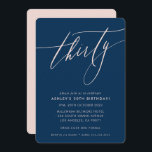 MINIMALISTISCHE Kalligraphie Chic 30. Party Seefah Einladung<br><div class="desc">von kat massard / WWW.SIMPLYSWEETPAPERIE.COM Liebe des Designs,  aber möchte einige Änderungen sehen - ein anderes Farbschema,  Produkt,  ein Foto hinzufügen oder angepasst für einen anderen Anlass - keine Sorge einfach kontaktieren Sie mich,  kat@simplysweetPAPERIE.com Ich bin glücklich zu helfen!</div>