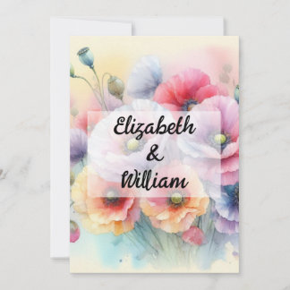 Minimalistische Kalligraphie Einladung