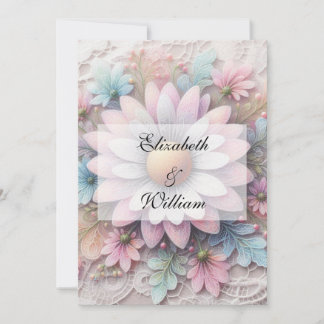 Minimalistische Kalligraphie Einladung