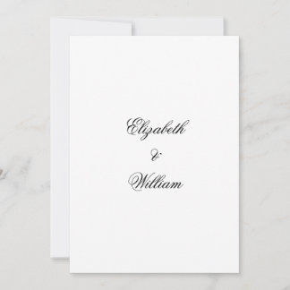 Minimalistische Kalligraphie Einladung