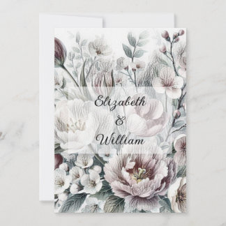 Minimalistische Kalligraphie Einladung