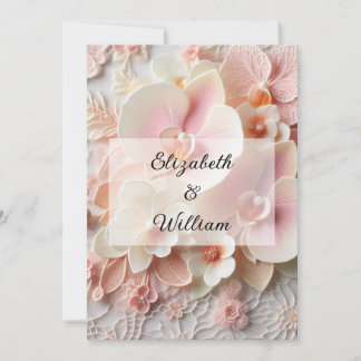 Minimalistische Kalligraphie Einladung