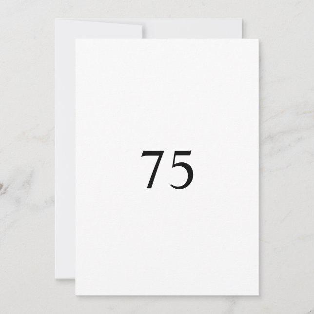Minimalistische Kalligraphie Einladung (Vorderseite)