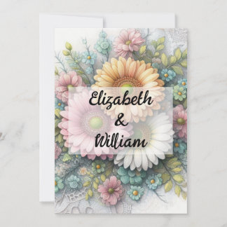 Minimalistische Kalligraphie Einladung