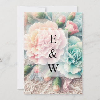 Minimalistische Kalligraphie Einladung