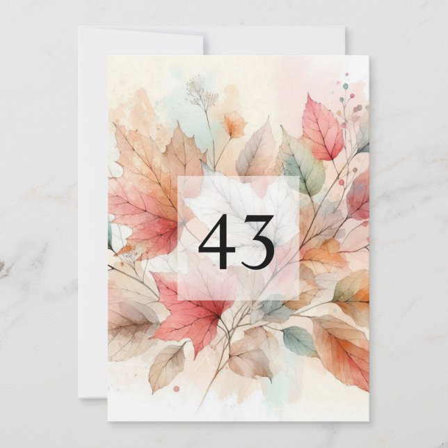 Minimalistische Kalligraphie Einladung (Vorderseite)