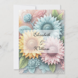 Minimalistische Kalligraphie Einladung