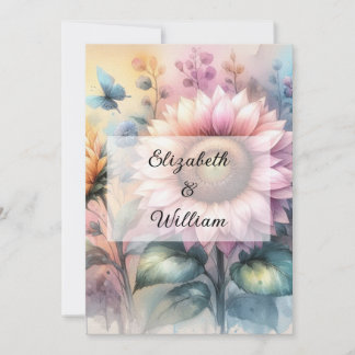 Minimalistische Kalligraphie Einladung