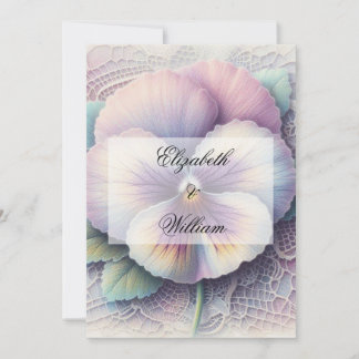 Minimalistische Kalligraphie Einladung