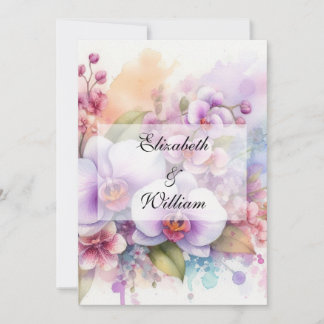 Minimalistische Kalligraphie Einladung