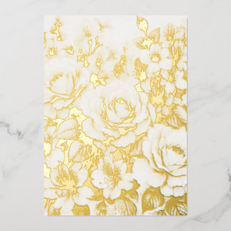 Minimalistische Kalligraphie Folieneinladung