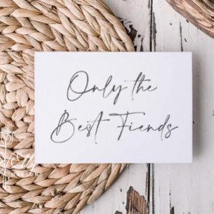 Minimalistische Kalligraphie Schwangerschaft Ankün Ankündigung