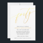 MINIMALISTISCHE kalligraphische Schick 40. Geburts Einladung<br><div class="desc">von kat massard / WWW.SIMPLYSWEETPAPERIE.COM Liebe des Designs,  aber möchte einige Änderungen sehen - ein anderes Farbschema,  Produkt,  ein Foto hinzufügen oder angepasst für einen anderen Anlass - keine Sorge einfach kontaktieren Sie mich,  kat@simplysweetPAPERIE.com Ich bin glücklich zu helfen!</div>