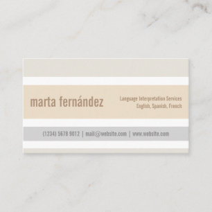 Minimalistische Karte Übersetzer Dolmetscher