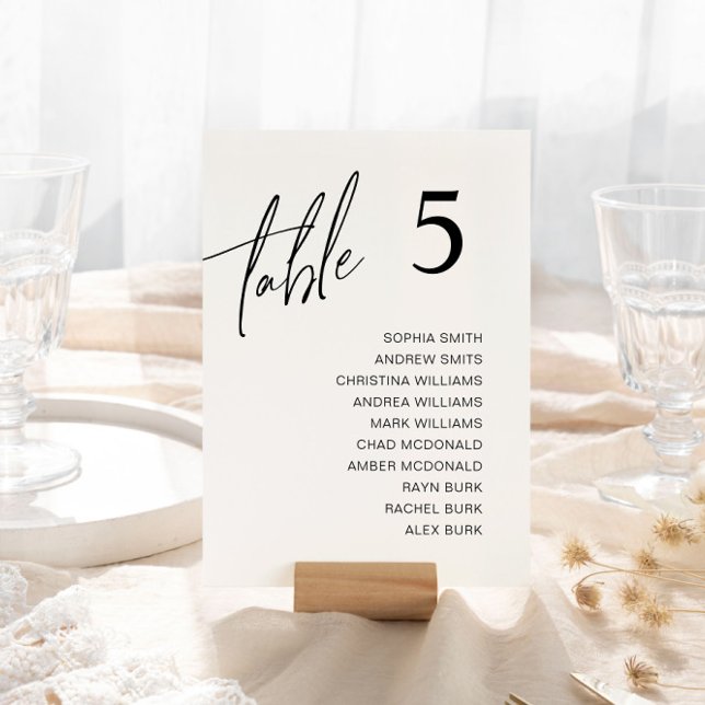 Minimalistische Kartenkarten für Hochzeitstiche Einladung (Von Creator hochgeladen)