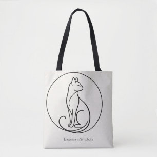 Minimalistische Katzenlinienkunst - Chic Pet Colle