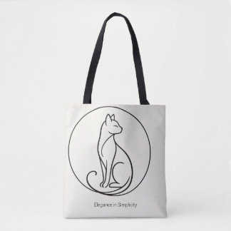 Minimalistische Katzenlinienkunst - Chic Pet Colle