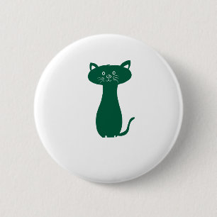 Minimalistische Katzenpflaster und -knöpfe für Sil Button