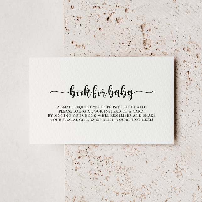 Minimalistische Kinderdusche Anfrage Begleitkarte (Von Creator hochgeladen)