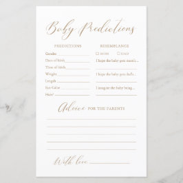 Minimalistische Kindervoraussagen und Ratschläge