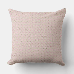Minimalistische kleine rosa Blumenmuster-Wurfkisse Kissen