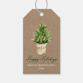 Minimalistische Kraft für die Kalligraphie, Aquare Geschenkanhänger