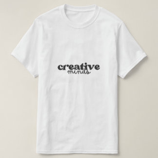 Minimalistische kreative Köpfe Typografie - Modern T-Shirt