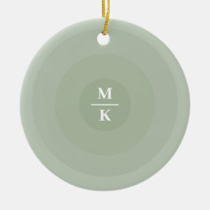 Minimalistische Kreislinie der Seite Keramik Ornament