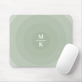 Minimalistische Kreislinie der Seite Mousepad