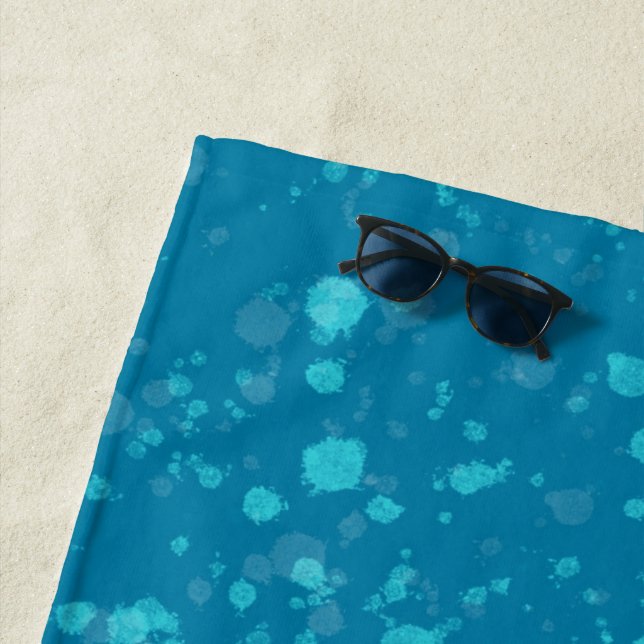 Minimalistische Kunst: Gebrochenes Eis Strandtuch (Beispiel)