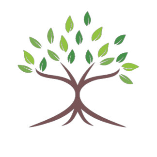 Minimalistische Kunst Grüner Baum – Naturinspirier T-Shirt