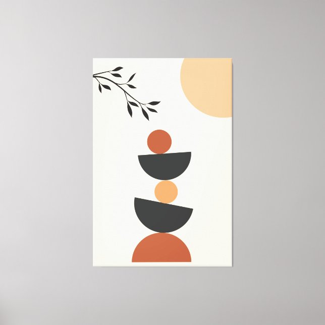 Minimalistische Kunst Leinwanddruck (Vorderseite)