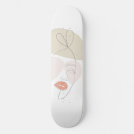Minimalistische Kunst Skateboard