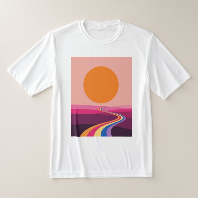 Minimalistische Landschaft T-Shirt (Ablage )