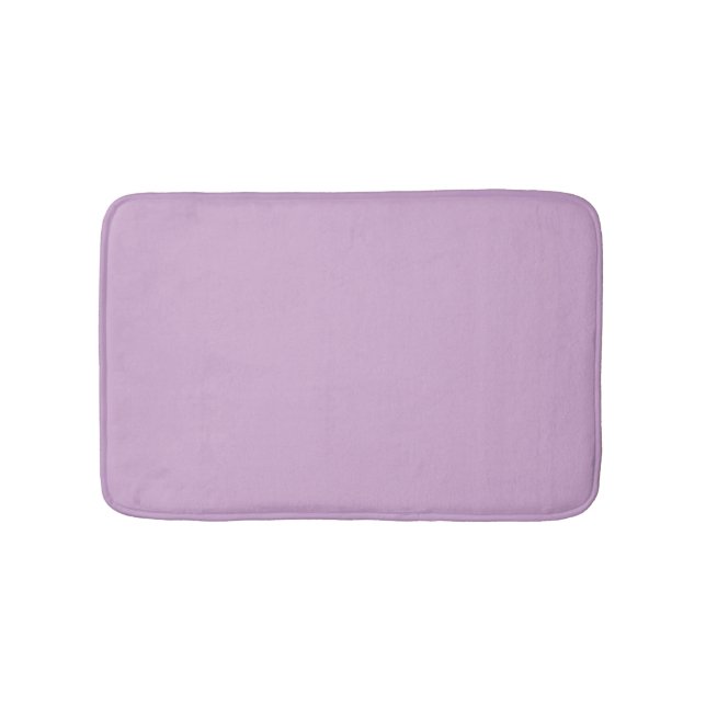 Minimalistische Lavendel lila solide, modern Badematte (Vorderseite)