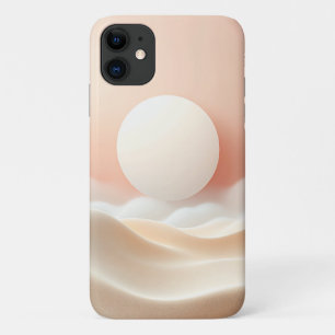 Minimalistische leuchtende Kugel und sanfte sandig Case-Mate iPhone Hülle