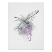 Minimalistische Libelle