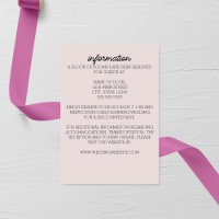 Minimalistische Lila Aster-Hochzeitkarte