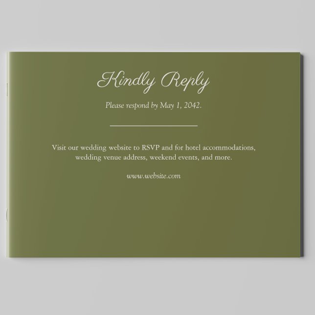 Minimalistische Lila Wildblume RSVP Karte (Von Creator hochgeladen)