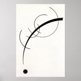 Minimalistische lineare Kunst Poster